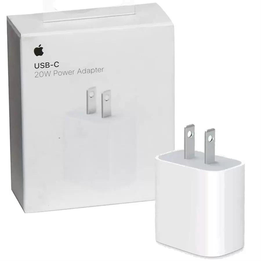 Cabezal Apple 20W USB-C – Patas Rectas