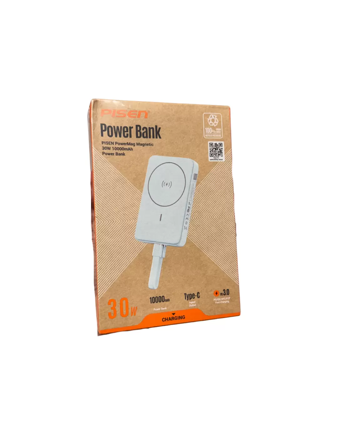 Power Bank Pisen PowerMag Magnetic 30W 10000mAh Original