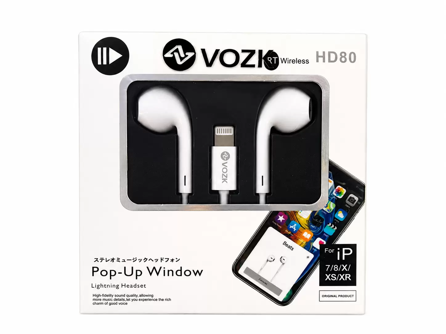 Auriculares VOZK Tipo Lighting